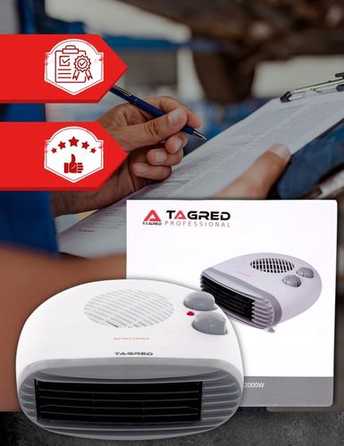 Grzejnik elektryczny Cicha Farelka Mocny Termowentylator 2000W Termostat na Arena.pl