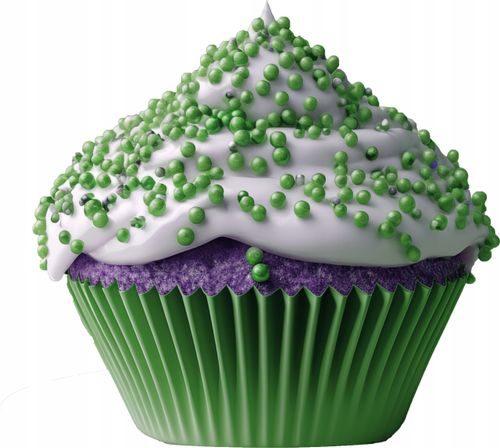 POSYPKA MACZKI CUKROWE ZIELONE DEKORACJA NA TORT URODZINOWY 100G na Arena.pl