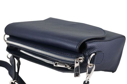 Torebka listonoszka damska - Różowa pudrowa na Arena.pl