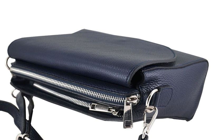 Torebka listonoszka damska - Różowa pudrowa zdjęcie 2