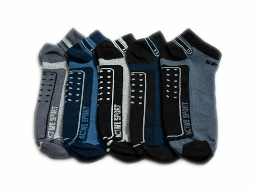 5x Skarpetki stopki niskie skarpety do kostki Active Sport mix kolorów 5 par 41-43 na Arena.pl
