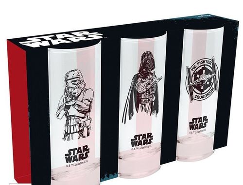 STAR WARS - Zestaw 3 szklanek na Arena.pl