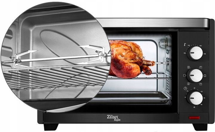 PIEKARNIK ELEKTRYCZNY 35L TERMOOBIEG+ROŻEN+GRILL zdjęcie 8