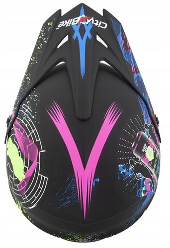 KASK CROSS GOGLE RĘKAWICE NA CROSS ENDURO QUAD ROWER BMX HULAJNOGA XS na Arena.pl