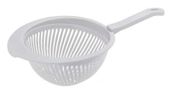 Cedzak z rączką durszlak plastikowy duży ASTON 22 cm szary jasny