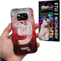 ETUI CASE DO XIAOMI POCO X3 - FC BARCELONA LEWANDOWSKI PIŁKARSKIE WZORY