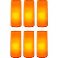 6 x WKŁAD LED ELEKTRYCZNY EFEKT ŻYWEGO PŁOMIENIA