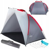 DUŻY NAMIOT PLAŻOWY OGRODOWY OCHRONA UV PARAWAN 220CM POKROWIEC PRZENOŚNY