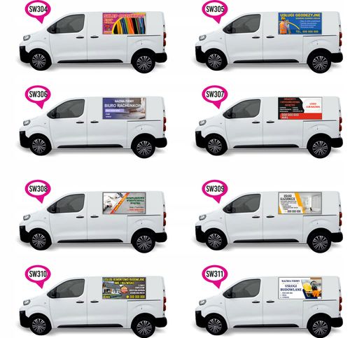 Naklejka Folia na samochód auto reklamowa USŁUGI BUDOWLANE na Arena.pl