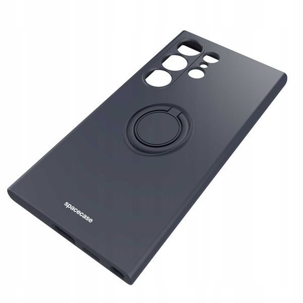 Spacecase Silicone Ring Galaxy S24 Ultra Black zdjęcie 5