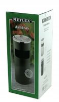Popielnico-kosz stal chromowana Metlex 17l srebrny