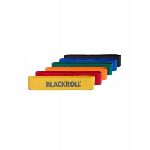 Gumy taśmy do ćwiczeń trening oporowy zestaw Blackroll Loop Band 6 Set na Arena.pl