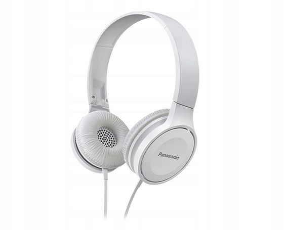 Panasonic RP-HF100 Słuchawki nauszne stereo białe zdjęcie 1