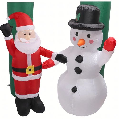 Brama Bramka Dmuchana Ozdoba Świąteczna Mikołaj Bałwan na Święta Duża 240cm na Arena.pl