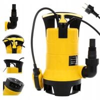 POMPA DO WODY CZYSTEJ BRUDNEJ SZAMBA ZATAPIALNA MOCNA PŁYWAK 1650W KD740