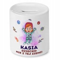 Skarbonka 330 Ml Dla Kasi Córki Dziecka Prezent Z Nadrukiem Ze Zdjęciem