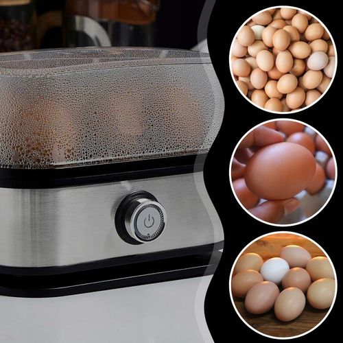 JAJOWAR AUTOMAT DO GOTOWANIA JAJEK OMLETU 6 JAJEK 200W ZESTAW Z MIARKĄ na Arena.pl