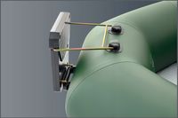 Zestaw Pawęż uniwersalna doczepiana do pontonów KOLIBRI