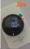 Cyfrowa miarka LCD do pomiaru odległości, czarna, 2 szt.