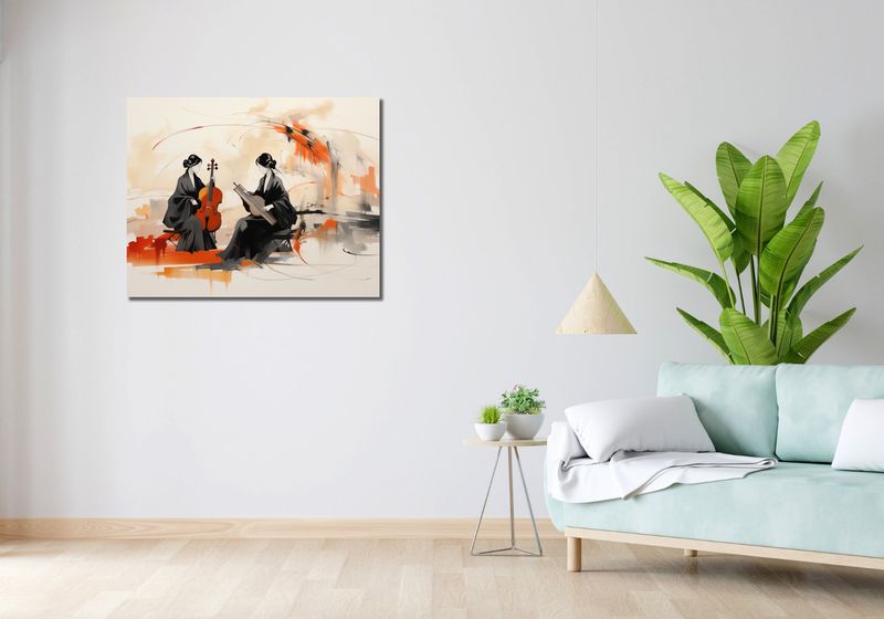 Obraz 90x70cm Harmonia Ciszy zdjęcie 2