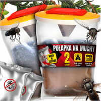 Pułapka na muchy komary owady worek z wabikiem środek na owady skuteczny