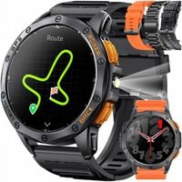 ZEGAREK MĘSKI SMARTWATCH GPS AMOLED WODOODPORNY CIŚNIENIE ROZMOWY 3PASKI PL