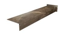 Gruba płytka schodowa marmuropodobna BEŻ/BRĄZ z efektem CARVING 120x30x4