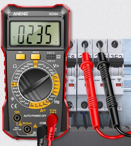Miernik Multimetr Cyfrowy ANENG SZ304 funkcja HOLD zdjęcie 9