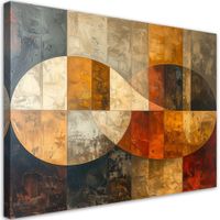 Obraz na płótnie do salonu, Abstrakcja geometria 60x40