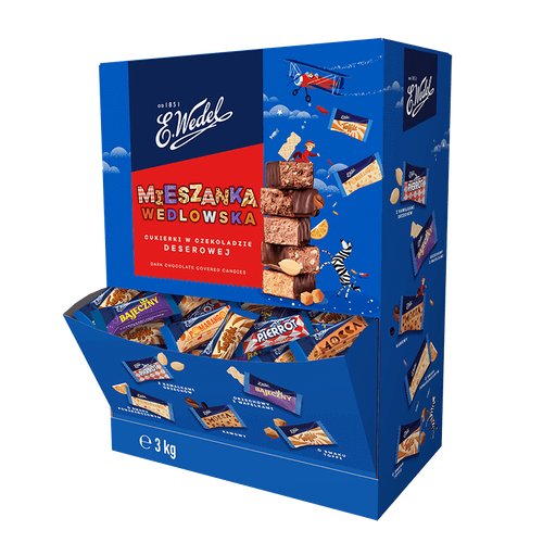 E. Wedel Mieszanka Wedlowska Cukierki w czekoladzie deserowej 3 kg na Arena.pl