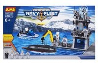 Klocki Jumei MARYNARKA WOJENNA 450 elementów, 47 x 28 cm