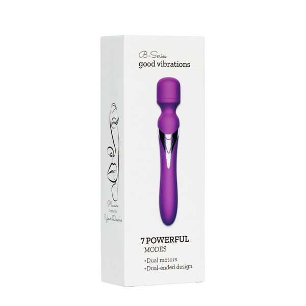 Stymulator-Silicone Dual Massager Usb 7+7 Function Purple zdjęcie 12