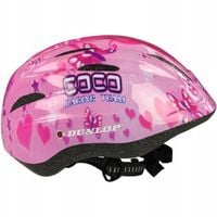 KASK ROWEROWY DZIECIĘCY REGULOWANY DUNLOP R. (48-52CM ) - PINK