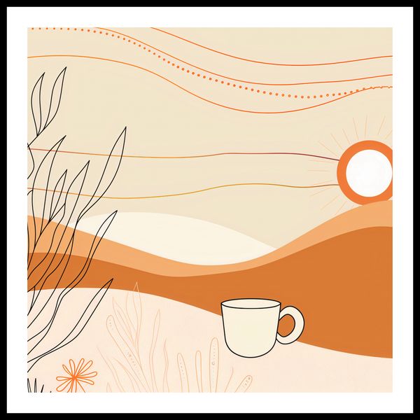 Plakat 80x80cm Ranna Pora zdjęcie 3