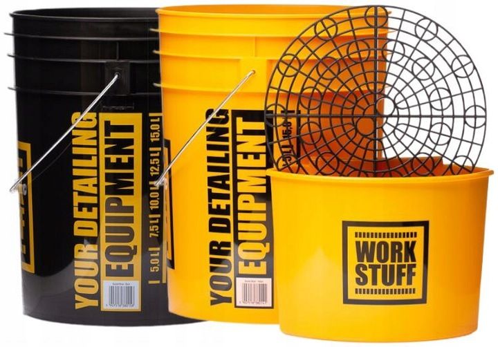 WORK STUFF WASH RINSE HANGER WIADRA SEPARATOR SET zdjęcie 1