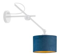 Kinkiet HAMILTON VELUR GOLD biały, morsk