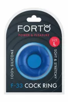 forto f-33 large niebieski pierścień anatomiczny 25mm silikonowy