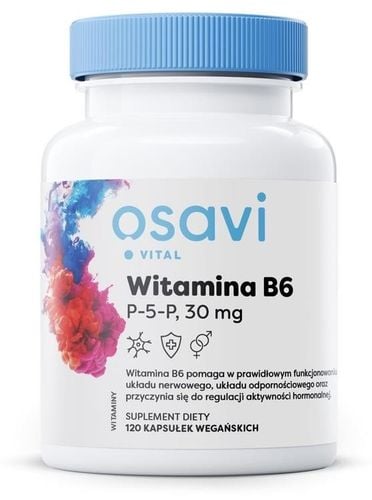 OSAVI Witamina B6 P-5-P 30 mg (120 kaps.) na Arena.pl