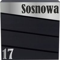 SKRZYNKA NA LISTY POCZTOWA duża z twoim adresem numerem domu