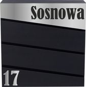 SKRZYNKA NA LISTY POCZTOWA duża z twoim adresem numerem domu