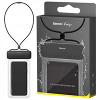 BASEUS UNIWERSALNY WODOODPORNY POKROWIEC ETUI NA TELEFON (MAX 7,2'') CZARNY