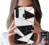 ETUI DO SAMSUNG GALAXY A21 - ELEGANCKIE MODNE WZORY CASE + SZKŁO