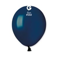 Balony pastelowe granatowy navy #102, 12 cm 100 szt.