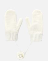 Rękawiczki MARCI łapki jednolaczaste ecru XS 12cm