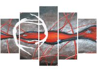 70 100CM OBRAZ 5 ELEM TANIEC TONI DRUK PŁÓTNO