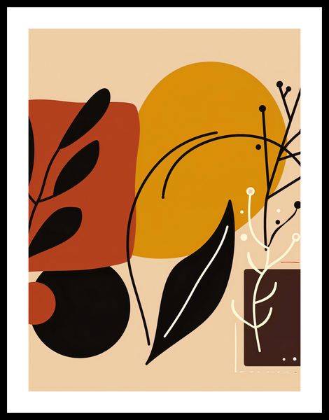 Plakat 75x100cm Ciepłe Kontury zdjęcie 3