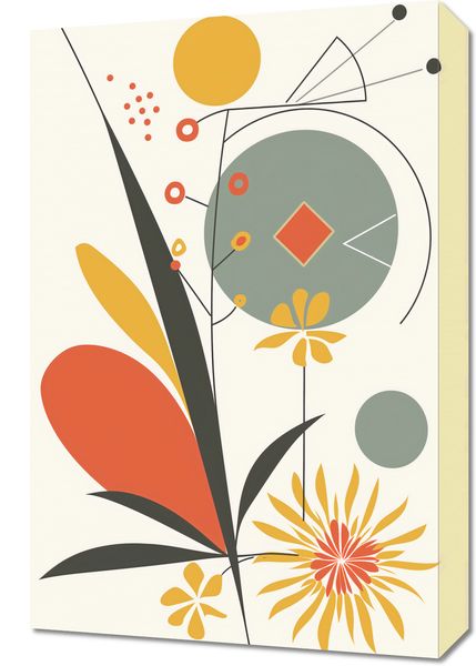 Obraz 40x60cm Geometryczny Ogród zdjęcie 1