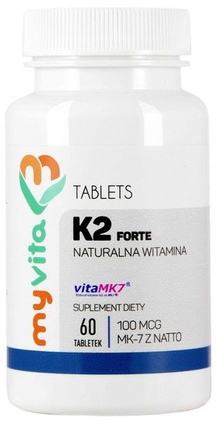 WITAMINA K2 60 Tabletek NATURALNA zdjęcie 1