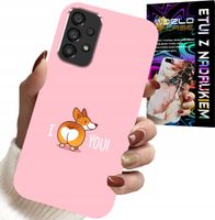 ETUI DO SAMSUNG GALAXY A33 5G - ŚMIESZNE WZORY I LOVE YOU PIESEK OBUDOWA