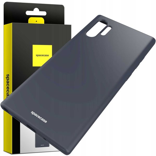 Spacecase Silicone Case Galaxy Note 10+ Black zdjęcie 10